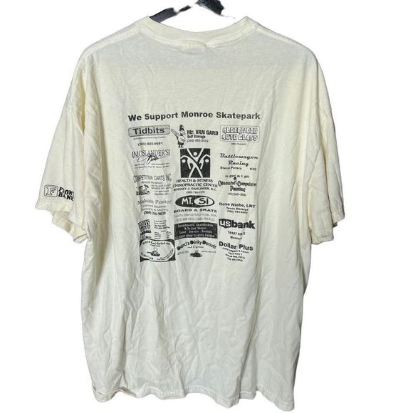 Y2K Skate Park Support T Shirt XL - Picture 3 of 3
